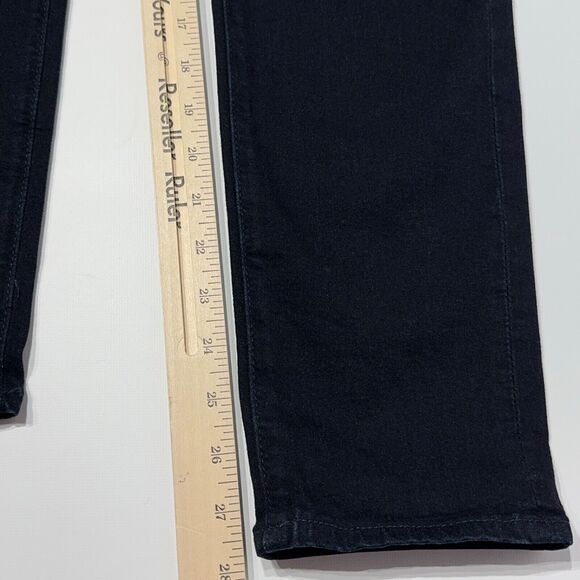 AG Adriano Goldschmied The Stevie Slim Straight Ankle Dark Blue Jeans Women 28R - Picture 9 of 10